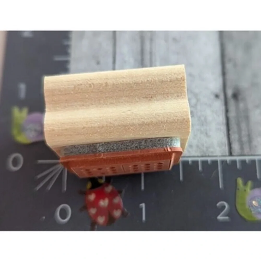 Stampin' Up! Domino Game Piece Rubber Stamp Wood #B98